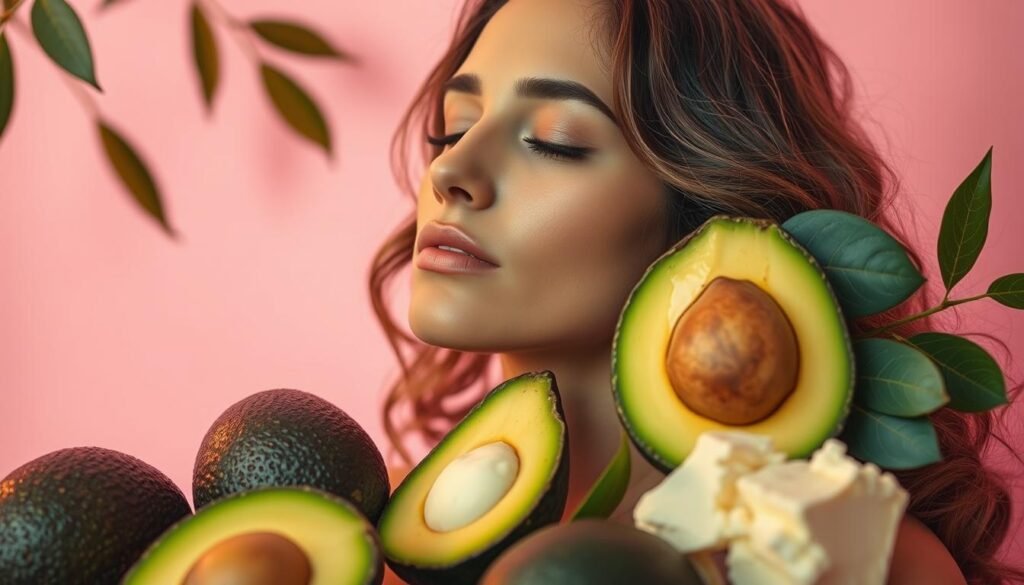 Avocado hair mask