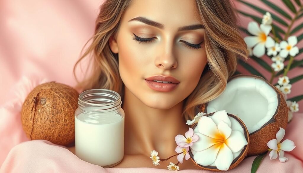 Coconut oil makeup remover