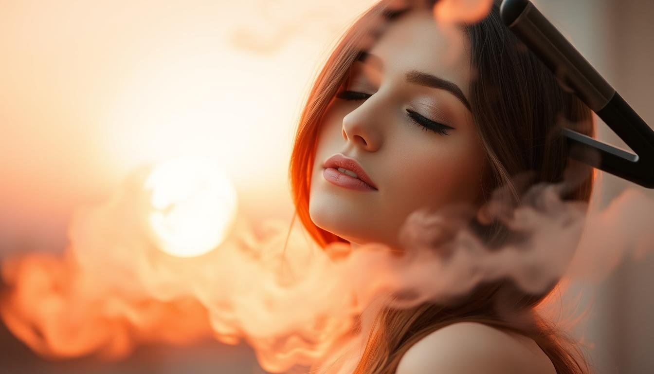 Protecting hair from heat styling