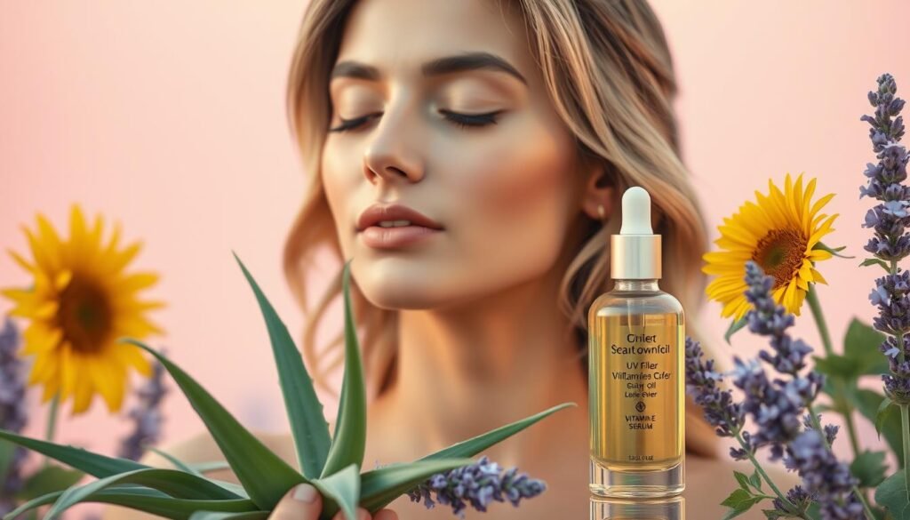 UV filter and Vitamin E protective serum