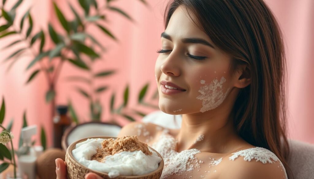 natural exfoliation body scrub
