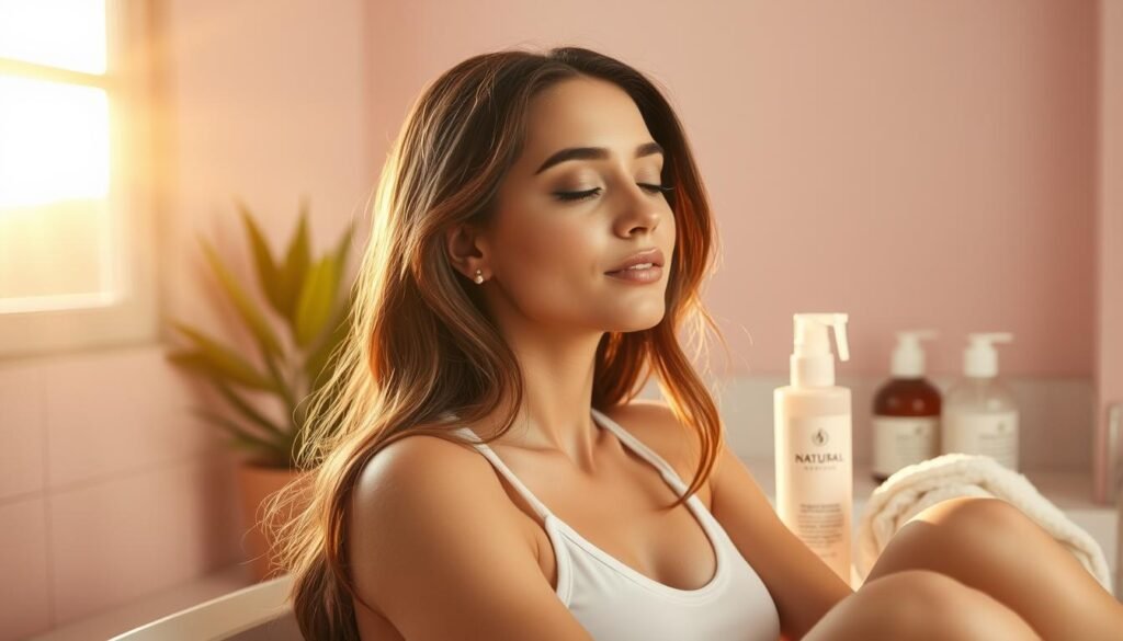 post-workout hair care